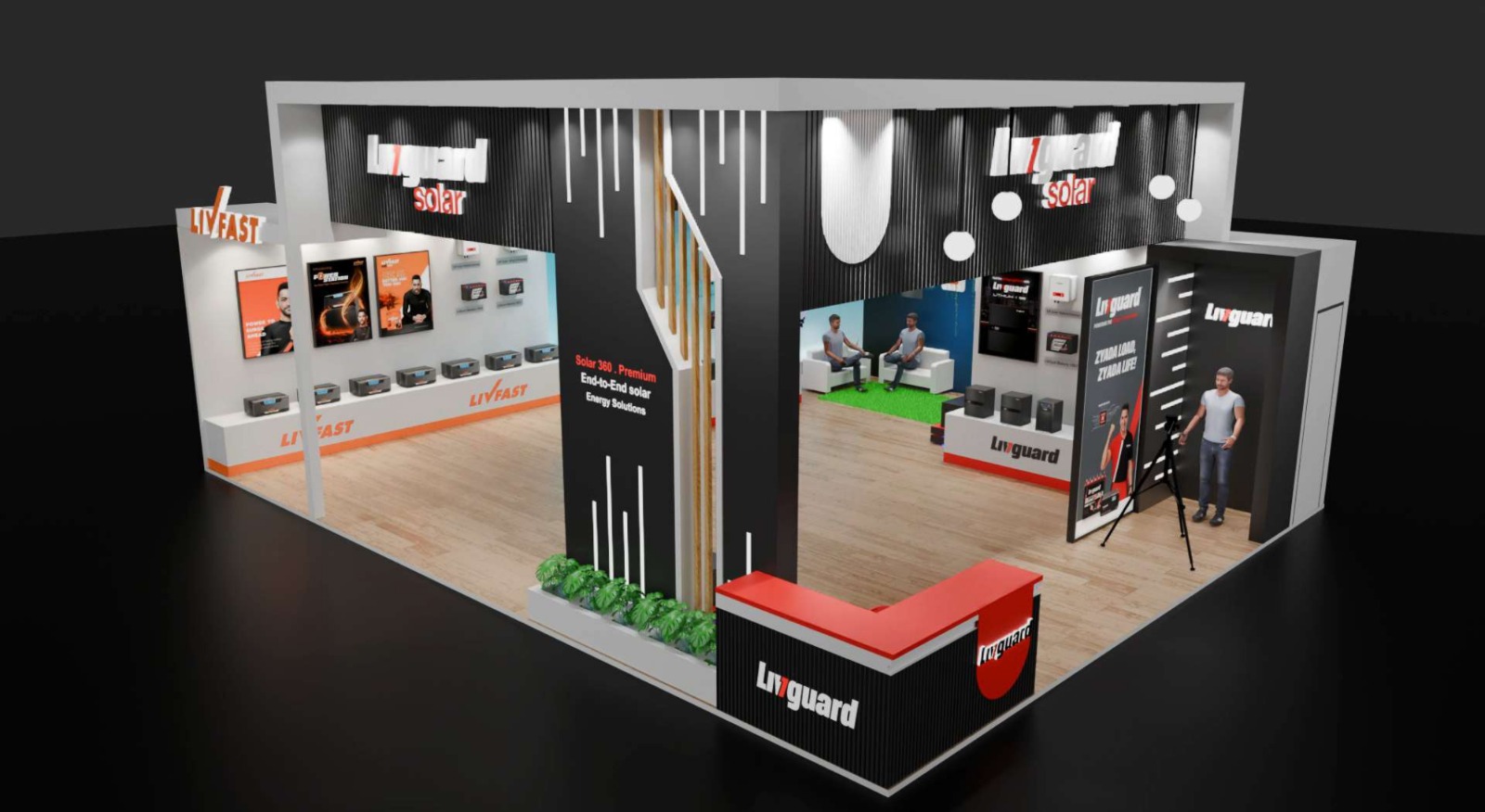 Interactive Brand Wall mockup